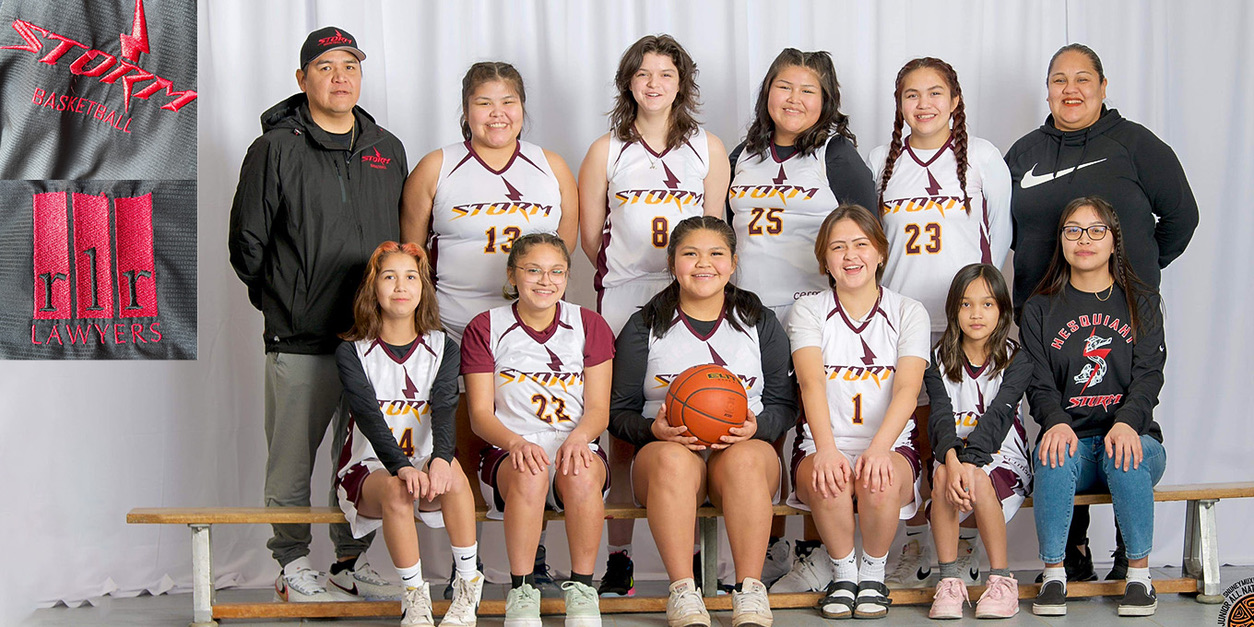 Proud to Support the Hesquiaht Storm U17 Girls Basketball Team!